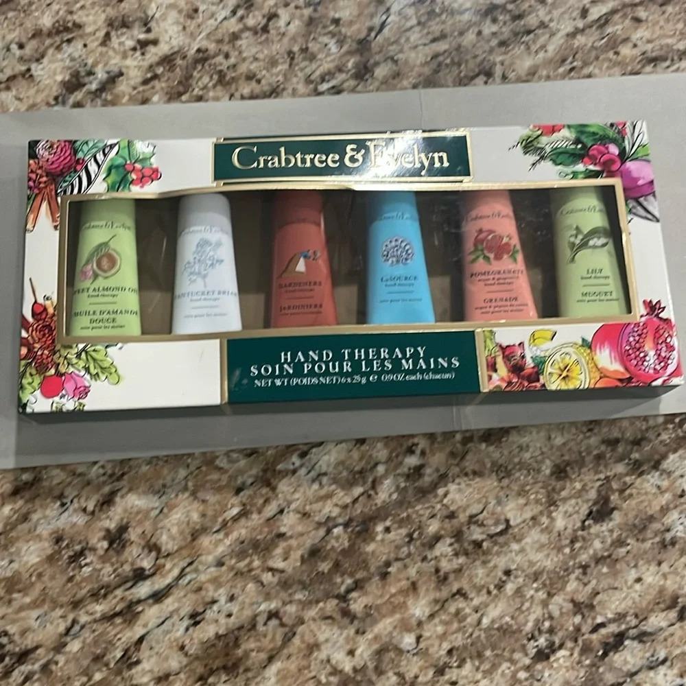 Crabtree & Evelyn Hand Therapy Lotions 6 Pack NWT